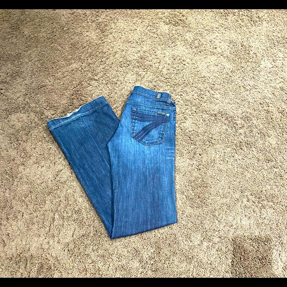 7 Bootcut Jeans in size 28.